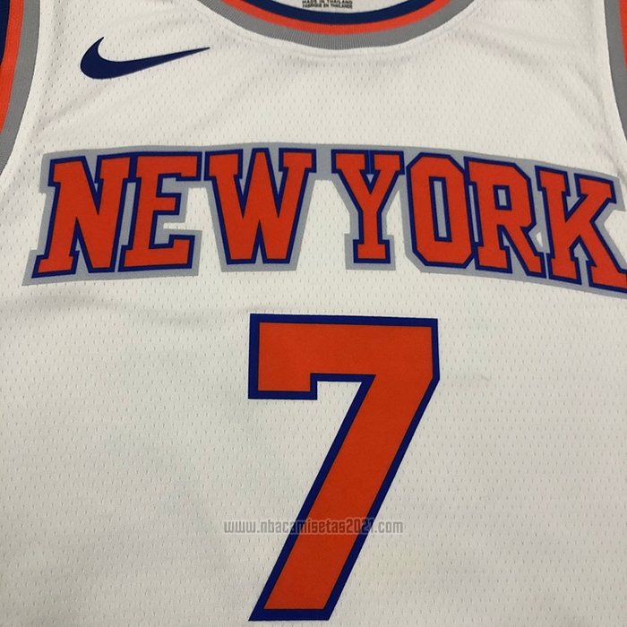 Camiseta New York Knicks Carmelo Anthony #7 Association Blanco